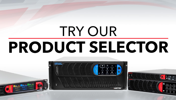 AMETEK Programmable Power product selector tool