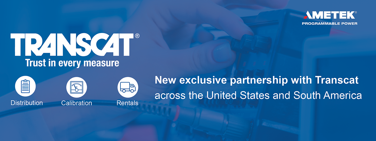 AMETEK Programmable Power and Transcat calibration partnership announcement