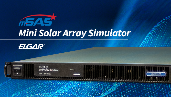 Elgar m-SAS Space Solar Array Simulator for small satellites