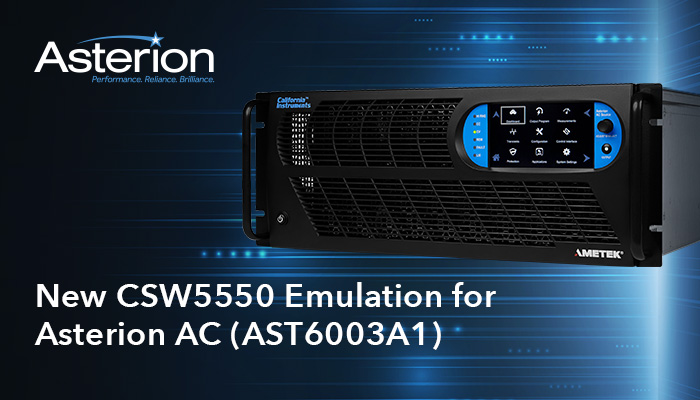 Asterion AC programmable AC power source
