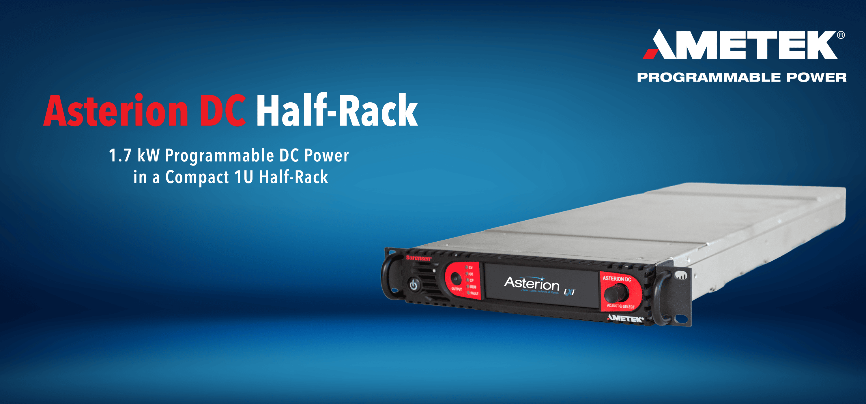 Asterion DC Half-Rack Series maximizing rack density